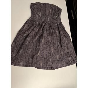 GREY Antics Clothes That Don’t Suck Musical Instruments Dress Grey And Black Xs